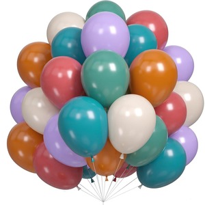 Látex inflable mate colorido de moda engrosado reutilizable divertido fiesta festiva globos decorativos para cumpleaños eventos de boda - Product Image 2