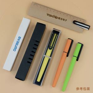 Promotional Cheap New Designs <b>Multi</b> <b>Color</b> Ballpoint <b>Pen</b> Custom Logo Printed Plastic Yellow White 0.5mm Gel <b>Pen</b> - Product Image 2