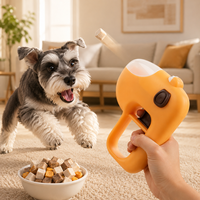 Jouet interactif moderne en plastique pour chien, lanceur de friandises, distributeur d'entraînement pour animaux de compagnie, pour chats et chiens, vente en gros