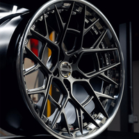 Nouvelles jantes GUDE en alliage d'aluminium forgé en deux parties, design concave argenté, tailles 19-21 pouces pour Mercedes-
