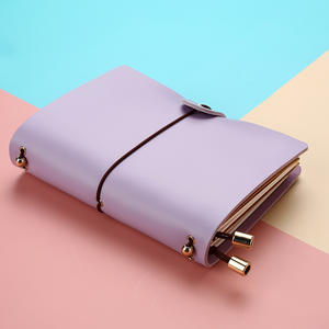 Agenda <span class=keywords><strong>de</strong></span> Oficina con Tapa Dura Colorida A5/B5, Cuaderno <span class=keywords><strong>de</strong></span> <span class=keywords><strong>Hojas</strong></span> Sueltas <span class=keywords><strong>de</strong></span> Cuero PU Rexine con Páginas y Logotipo Impresos Personalizados - Product Image 6