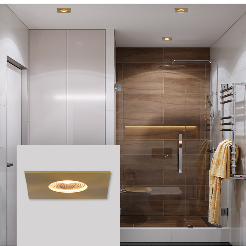 10W IP 20 Square Smart Home LED Light Anti Glare White Ceiling Downlights