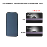 Pelindung Layar Anti Spy Privacy 9H Tempered Glass 2.5D dengan Sentuhan Halus untuk iPhone 13 14 15 16 17 18 Pro Max Plus