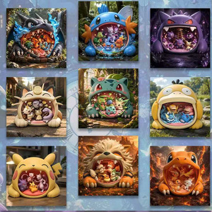 Nouveauté PY : Aimants de réfrigérateur en céramique Pokémon Booster 2026 – Articles de collection pour fans, cadeaux chinois, jeux de société - Product Image 5