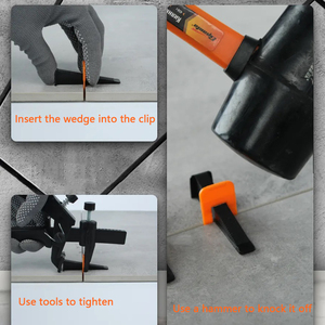 Sistema de Nivelación de Azulejos de Cerámica Reutilizable en Oferta: Clips, <span class=keywords><strong>Cuñas</strong></span> y Alicates – Herramientas Esenciales <span class=keywords><strong>para</strong></span> la Instalación de Azulejos de Suelo - Product Image 3