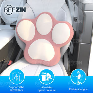 Cojín Beezin pata de perro ortopédico venta al por mayor Oficina silla personalizada coche soporte Lumbar almohada de espuma viscoelástica - Product Image 5
