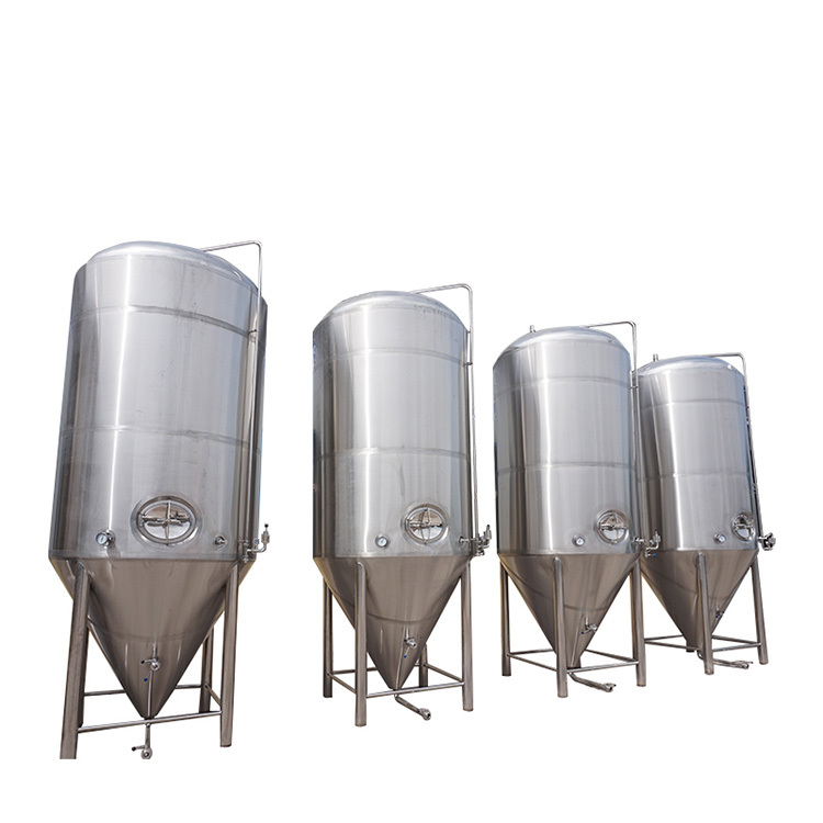 Cuve de fermentation de bière en acier inoxydable veste de refroidissement de fossette fermenteur