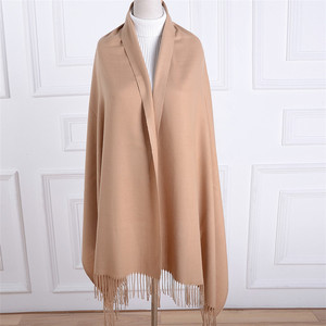 Pashminaファッション大きな長いタッセルカスタム冬用スカーフ - Product Image 2