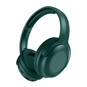 Écouteurs Bluetooth sans fil antibruit sur l'oreille, casque ANC adaptatif pliable et rotatif