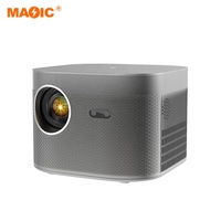 Mini projecteur LED 1080p à mise au point automatique, 2 Go 16 Go, avec WiFi6, pour cinéma maison