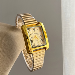 Orologi <span class=keywords><strong>di</strong></span> <span class=keywords><strong>Lusso</strong></span> per Ragazze, Orologi da Polso da <span class=keywords><strong>Donna</strong></span> per Affari, <span class=keywords><strong>Orologio</strong></span> Vintage Quadrato in Metallo per Signore - Product Image 1