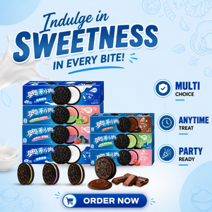 Biscotti <span class=keywords><strong>Oreo</strong></span> al <span class=keywords><strong>Cioccolato</strong></span>, Fragola, Vaniglia e Matcha, Produzione Diretta, Lunga Durata, Pronti da Mangiare - Product Image 3