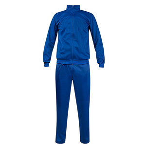 Ensemble de survêtement de football pour hommes à prix de gros avec veste zippée intégrale et pantalon assorti pour le sport en extérieur - Product Image 1