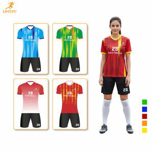 Maillots de football personnalisés, t-shirts et shorts de football personnalisés pour hommes, jeunes, femmes, garçons, avec nom et numéro imprimés, uniformes d'équipe, été - Product Image 2
