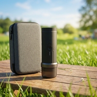 Machine à café électrique portable TK03-MAX 18g-20g, cafetière de voyage USB avec sac de transport pour pique-niques en plein air et utilisation en voiture ou à l'hôtel