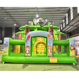 Outdoor Large Interaction Game Adult Inflatable Obstacle Course House Amusement Park Inflatable Obstacle Course Inflatable Obsta - Product Image 4