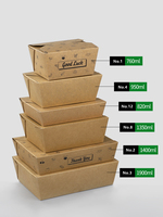 Boîtes d'emballage alimentaire pliables biodégradables personnalisées, vente en gros, prix de gros, emballage alimentaire, boîte à pizza
