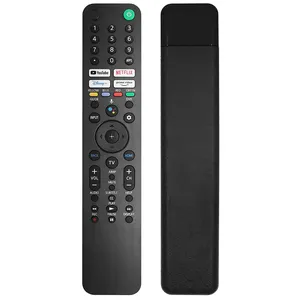 HUAYU Remote Control pengganti suara RMF-TX520U, cocok untuk Sony Bravia TV pintar KD43X80J TV KD55X79J