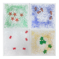 Carreaux de sol en Gel liquide sensible, 50CM, équipement d'intégration sensorielle, jouets de jeu pour enfants autistes