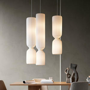 Nordic Style LOFT <b>Chandelier</b> for Home High Ceiling Duplex Living Room Sofa Side Fabric Designer Art Staircase Light Long Pendant - Product Image 3