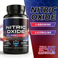 Complément Herbal OEM : Capsules d'Oxyde Nitrique Extra Fortes avec L-Arginine et L-Citrulline pour Hommes – Soutien Musculaire Premium à base de Maca