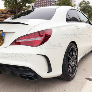 ชุดแต่งสปอยเลอร์กันชนหลังรถยนต์ ช่องระบายอากาศด้านข้าง สำหรับ Mercedes-Benz CLA-Class C117 CLA200 260 AMG ปี 2013-2019 - Product Image 6