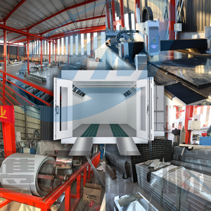 <span class=keywords><strong>Cabine</strong></span> de <span class=keywords><strong>peinture</strong></span> automobile à aspiration descendante entièrement éclairée par LED, dimensions intérieures personnalisables 8,5m x 4,2m x 2,8m, pour usage en garage - Product Image 6