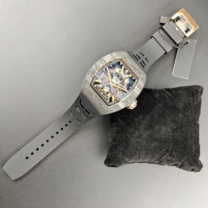 <span class=keywords><strong>Montre</strong></span> mécanique tourbillon authentique pour homme, boîtier <span class=keywords><strong>intégré</strong></span> en carbone forgé et céramique, <span class=keywords><strong>montre</strong></span>-<span class=keywords><strong>bracelet</strong></span> squelette de luxe - Product Image 4