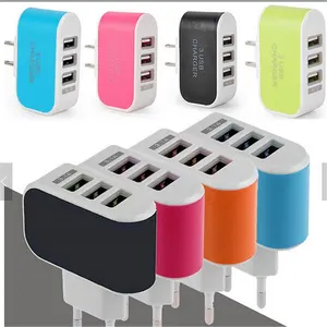 Hot Universel Usb Wall Charger American Europe standard US EU Power Adapter Charger With LED Light