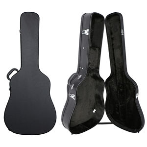 Custodia rigida <span class=keywords><strong>per</strong></span> <span class=keywords><strong>chitarra</strong></span> <span class=keywords><strong>acustica</strong></span> Dreadnought custodia in pelle Jumbo da 41 pollici con serratura a chiave <span class=keywords><strong>per</strong></span> chitarre acustiche - Product Image 1