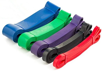 Bandes de résistance HSM 100% latex, ensemble de bandes de résistance différentes en latex, vente en gros pour l'entraînement, pour tous les âges