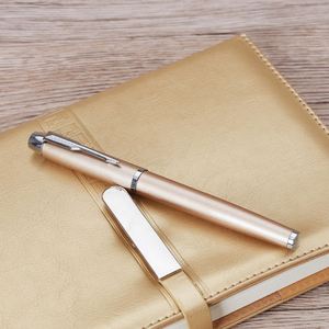 Carnet de notes de luxe Besery en PU à couverture rigide, 100 feuilles, avec boucle argentée longue, coffret cadeau d'affaires, impression sérigraphique de logo personnalisé - Product Image 4