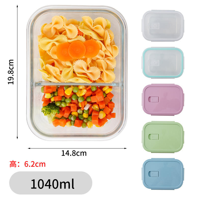 Rectangle 2 compartment-1040ml