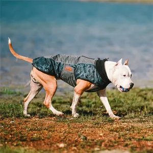 精湛的狗外套宠物衣服品牌户外穿徒步旅行灰狗冬季保暖外套