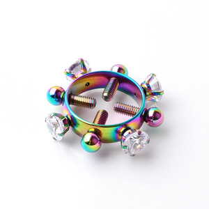 Anelli per Capezzoli Non Forati in Acciaio Chirurgico, Gioielli per il Corpo Senza <span class=keywords><strong>Piercing</strong></span> - Product Image 2