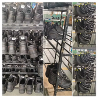 Chaussures de sécurité pour homme à embout d'acier, semelle en PU injectée, chaussures de travail de sécurité, chaussures de sécurité unisexes pour travaux industriels, chaussures de sécurité pour soudeurs