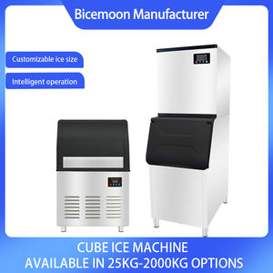 300kg/500kg/1000kg Machine à glace usine modulaire grande capacité Cube Machine à glaçons pour magasin de boissons froides - Product Image 5