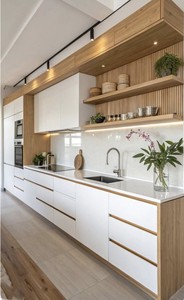 Armoire de cuisine en bois massif <span class=keywords><strong>George</strong></span> Shaker de CBMmart, armoire de cuisine sur mesure - Product Image 4