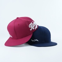 Casquette snapback vintage en coton personnalisée avec logo brodé, casquette hip hop, casquettes à visière plate cool pour hommes