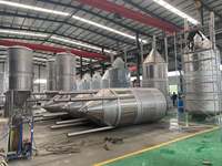 Cuve de Fermentation Conique 30000L 300HL 300BBL en SUS304 316 avec Enveloppe Glycolée à Trois Étages pour Brasserie Industrielle – Kit Complet