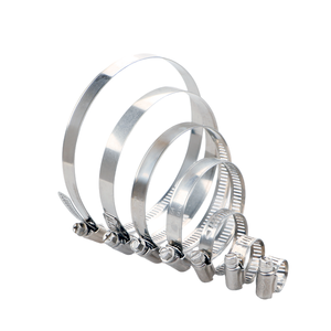 Thép Không Gỉ 201 304 Gia Cố Sức Mạnh Mỹ Loại Worm Drive Bánh Có Thể Điều Chỉnh Ống Kẹp - Product Image 2