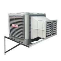 Climatiseurs industriels de systèmes de refroidissement par eau de refroidisseur d'air de circulation d'air 30000m3/h pour le refroidissement d'usine d'entrepôt