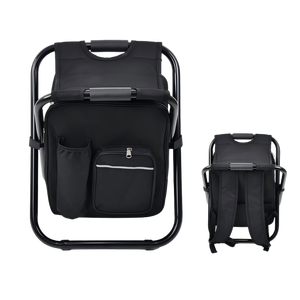 Sedia da Campeggio Pieghevole Portatile Personalizzata con Borsa Termica Integrata per Pesca e Attività all'Aperto - Product Image 1