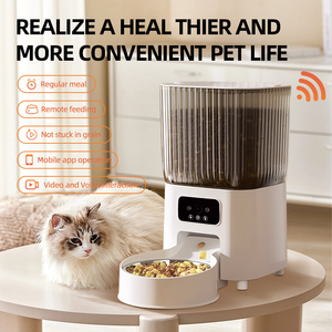 Comedero Automático Inteligente con Gran Capacidad, Control Remoto, Temporizador, Cámara, Dispensador de Comida para Mascotas, para Gatos, Alimentación Programada por Aplicación + 1080P - Product Image 1
