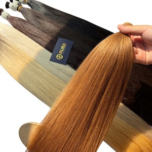 ผมต่อแบบเส้นตรงสีน้ำตาลอ่อน ยี่ห้อรูซา แฮร์ บัลค์ ฮิวแมน เฮร์ เอ็กซ์เทนชั่นส์ ผมเวอร์จินเวียดนาม ซุปเปอร์ดับเบิ้ลดรอน สีแฟชั่น น้ำหนัก 100 กรัม บรรจุกล่องและถุง - Product Image 1