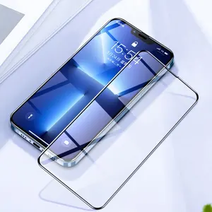 איכות טובה משדרים גבוהה טלפון חכם טמפרמנט זכוכית מגן עבור iPhone 15 pro