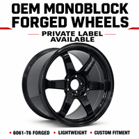 Ruedas Forjadas Monobloque OEM Mforged, Ligeras y de Alto Rendimiento para Autos de Pasajeros, Ajuste Personalizado, Marca Privada para Fabricantes de Ruedas