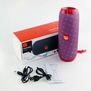 Altavoz Inalámbrico Portátil T&g Tg117 Bt5.0 con Logotipo Personalizado Serigrafiado, Columna de Bajos para Exteriores, Resistente al Agua, con Ranura para Tarjeta TF y Subwoofer - Product Image 3