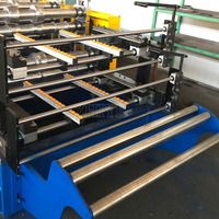 Machine de formage à froid de tôles de toiture double couche de haute qualité pour tuiles trapézoïdales IBR et tôles de toiture à double couche