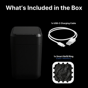 Venta al por mayor <span class=keywords><strong>de</strong></span> fábrica: Bote <span class=keywords><strong>de</strong></span> basura inteligente <span class=keywords><strong>de</strong></span> 17L con sensor, manos libres, recargable, negro, para baño - Product Image 3